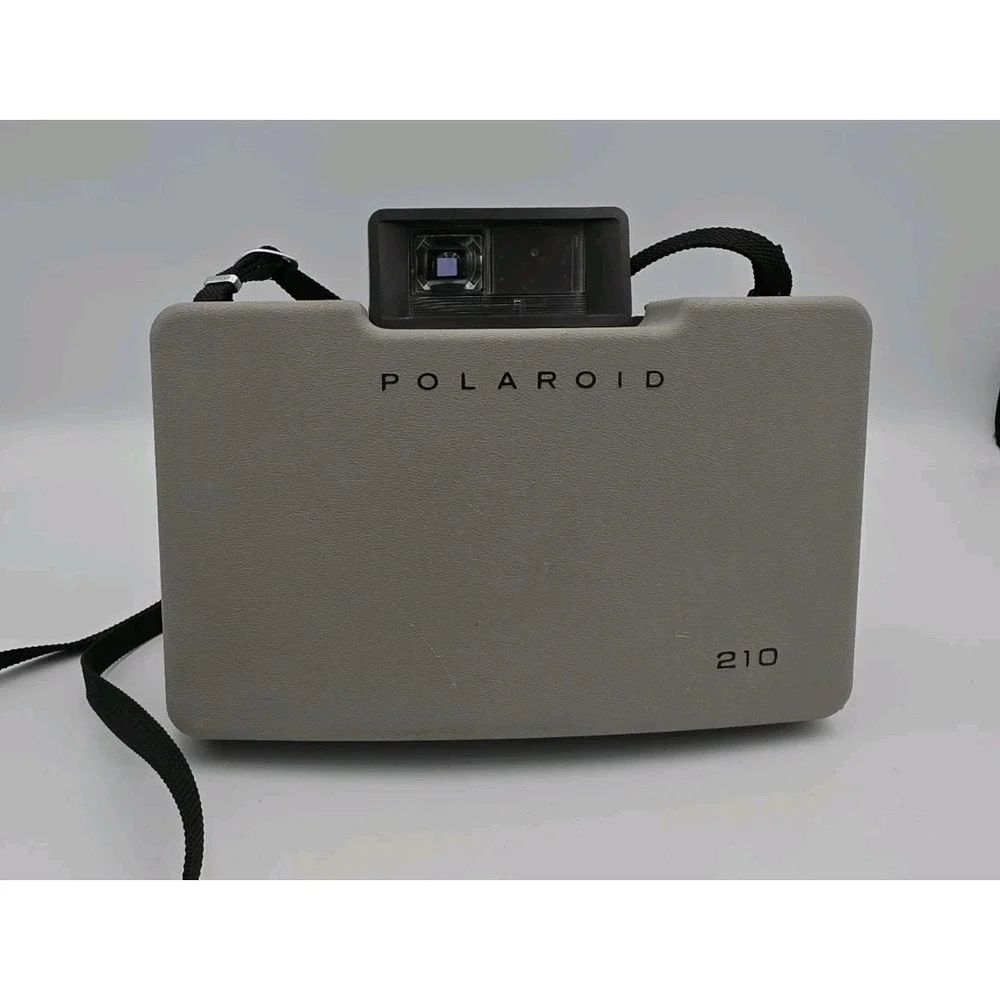 Vintage Polaroid Automatic 210 Land Camera with Case and Manual